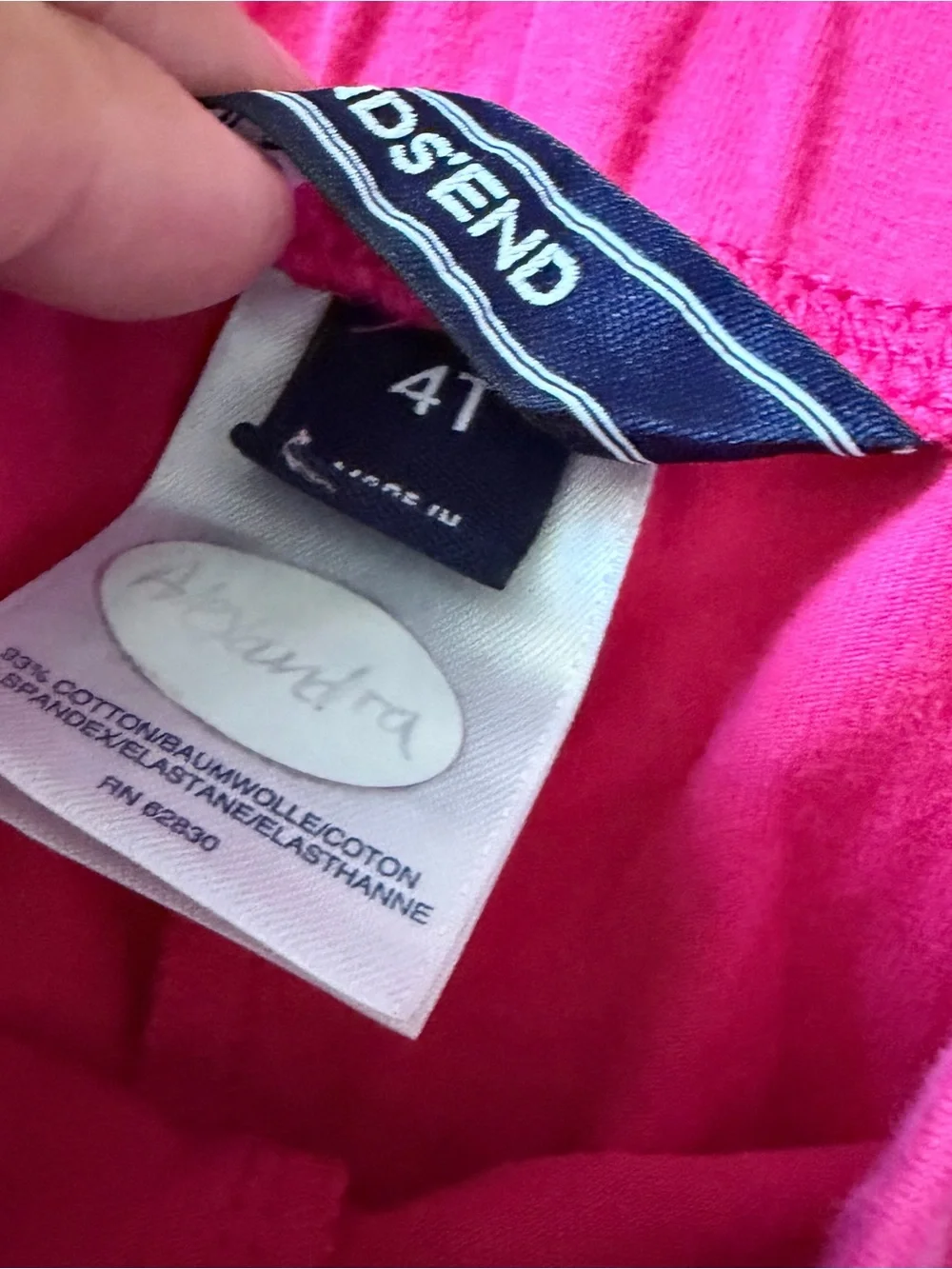 Lands ‘ End Pink Capri leggings size 4T